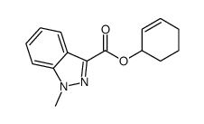 cyclohex-2-en-1-yl 1-methylindazole-3-carboxylate结构式