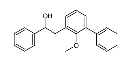 2-(2-methoxy-3-phenylphenyl)-1-phenylethanol Structure