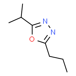 1,3,4-Oxadiazole,2-(1-methylethyl)-5-propyl-(9CI) Structure
