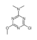4-chloro-6-methoxy-N,N-dimethyl-1,3,5-triazin-2-amine结构式