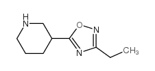 3-(3-Ethyl-1,2,4-oxadiazol-5-yl)piperidine Structure