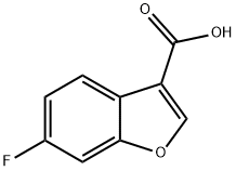 6-氟苯并呋喃-3-羧酸结构式