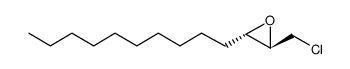 trans-2,3-Epoxy-1-tridecyl chloride结构式