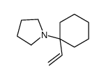 1-(1-ethenylcyclohexyl)pyrrolidine结构式