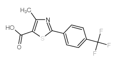 4-甲基-2-[4-(三氟甲基)苯基]-1,3-噻唑-5-羧酸图片