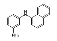 3-N-naphthalen-1-ylbenzene-1,3-diamine结构式