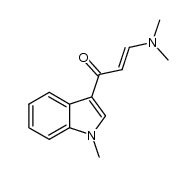 3-dimethylamino-1-(1-methyl-1H-indol-3-yl)propenone结构式