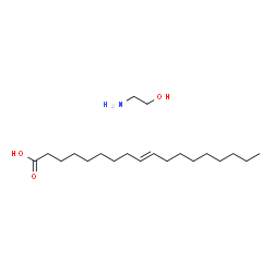 (9E)-octadec-9-enoic acid-2-aminoethanol (1:1)结构式