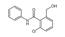 2-chloro-6-(hydroxymethyl)-N-phenylbenzamide结构式