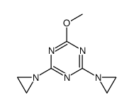 2,4-bis(aziridin-1-yl)-6-methoxy-1,3,5-triazine Structure