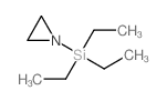 Aziridine,1-(triethylsilyl)- structure