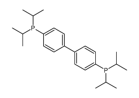 [4-[4-di(propan-2-yl)phosphanylphenyl]phenyl]-di(propan-2-yl)phosphane Structure