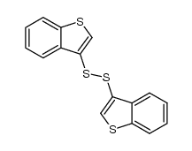 1,2-di(benzo[3,2-b]thiophen-3-yl)disulfane结构式
