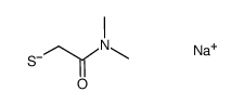 sodium N,N-dimethylmercaptoacetamide Structure