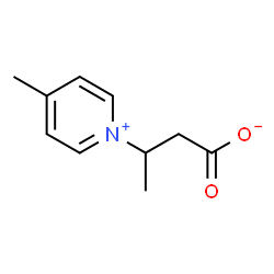 Pyridinium, 1-(2-carboxy-1-methylethyl)-4-methyl-, inner salt (9CI) Structure