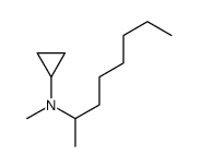 N-methyl-N-octan-2-ylcyclopropanamine结构式