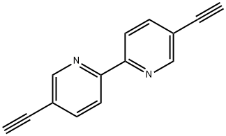 5,5'-bis-ethynyl-2,2'-bipyridine Structure