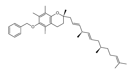 (2S,4'R,8'R)-2',5',11'-α-tocotrienol benzyl ether结构式