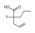 2-fluoro-2-propylpent-4-enoic acid Structure