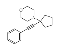 4-[1-(2-phenylethynyl)cyclopentyl]morpholine Structure