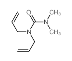 Urea,N,N-dimethyl-N',N'-di-2-propen-1-yl-结构式