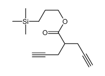 3-trimethylsilylpropyl 2-prop-2-ynylpent-4-ynoate Structure