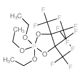 1,3,2-Dioxaphospholane,2,2,2-triethoxy-2,2-dihydro-4,4,5,5-tetrakis(trifluoromethyl)- (7CI,8CI,9CI) structure