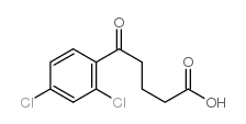 5-(2,4-DICHLOROPHENYL)-5-OXOVALERIC ACID结构式