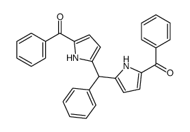 [5-[(5-benzoyl-1H-pyrrol-2-yl)-phenylmethyl]-1H-pyrrol-2-yl]-phenylmethanone Structure