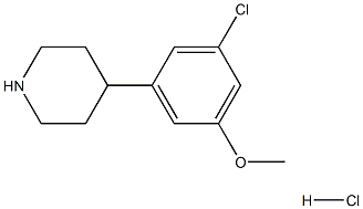 4-(3-氯-5-甲氧基苯基)哌啶盐酸盐图片