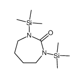 1,3-bis-trimethylsilanyl-[1,3]diazepan-2-one Structure