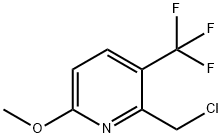 2-(Chloromethyl)-6-methoxy-3-(trifluoromethyl)pyridine Structure