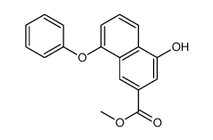 Methyl 4-hydroxy-8-phenoxy-2-naphthoate Structure