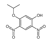 2,4-dinitro-5-propan-2-yloxyphenol结构式