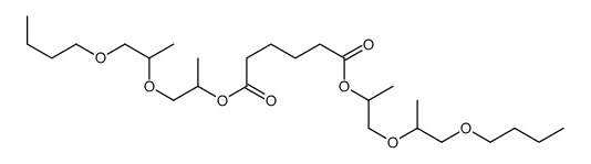 bis[1-(1-butoxypropan-2-yloxy)propan-2-yl] hexanedioate结构式