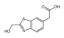 6-Benzothiazoleaceticacid,2-(hydroxymethyl)-(9CI) Structure