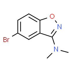 5-Bromo-N,N-dimethylbenzo[d]isoxazol-3-amine Structure