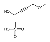 methanesulfonic acid,4-methoxybut-2-yn-1-ol结构式