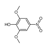 3,5-dimethoxy-4-hydroxynitrobenzene Structure