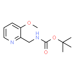 tert-Butyl ((3-methoxypyridin-2-yl)methyl)carbamate structure