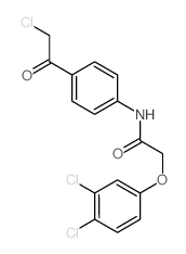 N-[4-(2-chloroacetyl)phenyl]-2-(3,4-dichlorophenoxy)acetamide Structure