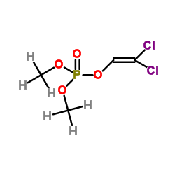 2,2-Dichlorovinyl bis[(2H3)methyl] phosphate Structure