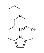 N-(2,5-Dimethyl-1H-pyrrol-1-yl)-2-(dipropylamino)acetamide structure