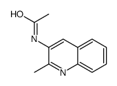 N-(2-methylquinolin-3-yl)acetamide结构式