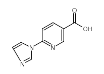 6-(1H-Imidazol-1-yl)nicotinic acid Structure