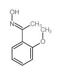 Ethanone,1-(2-methoxyphenyl)-, oxime Structure