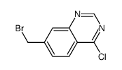 7-溴甲基-4-氯-喹唑啉结构式
