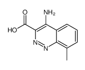 3-Cinnolinecarboxylicacid,4-amino-8-methyl-(9CI) Structure