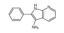 2-phenyl-1H-pyrrolo[2,3-b]pyridin-3-amine结构式