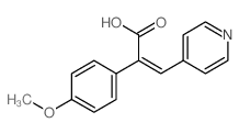 Benzeneacetic acid,4-methoxy-a-(4-pyridinylmethylene)- picture